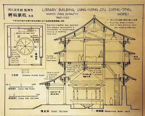 梁思成建筑设计手稿，每一张都是严谨与专注!