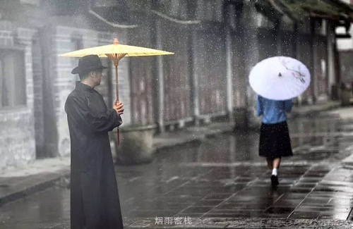 图：江南烟雨中